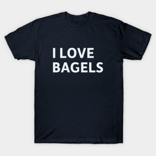 I Love Bagels T-Shirt